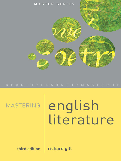 Title details for Mastering English Literature by Richard Gill - Available